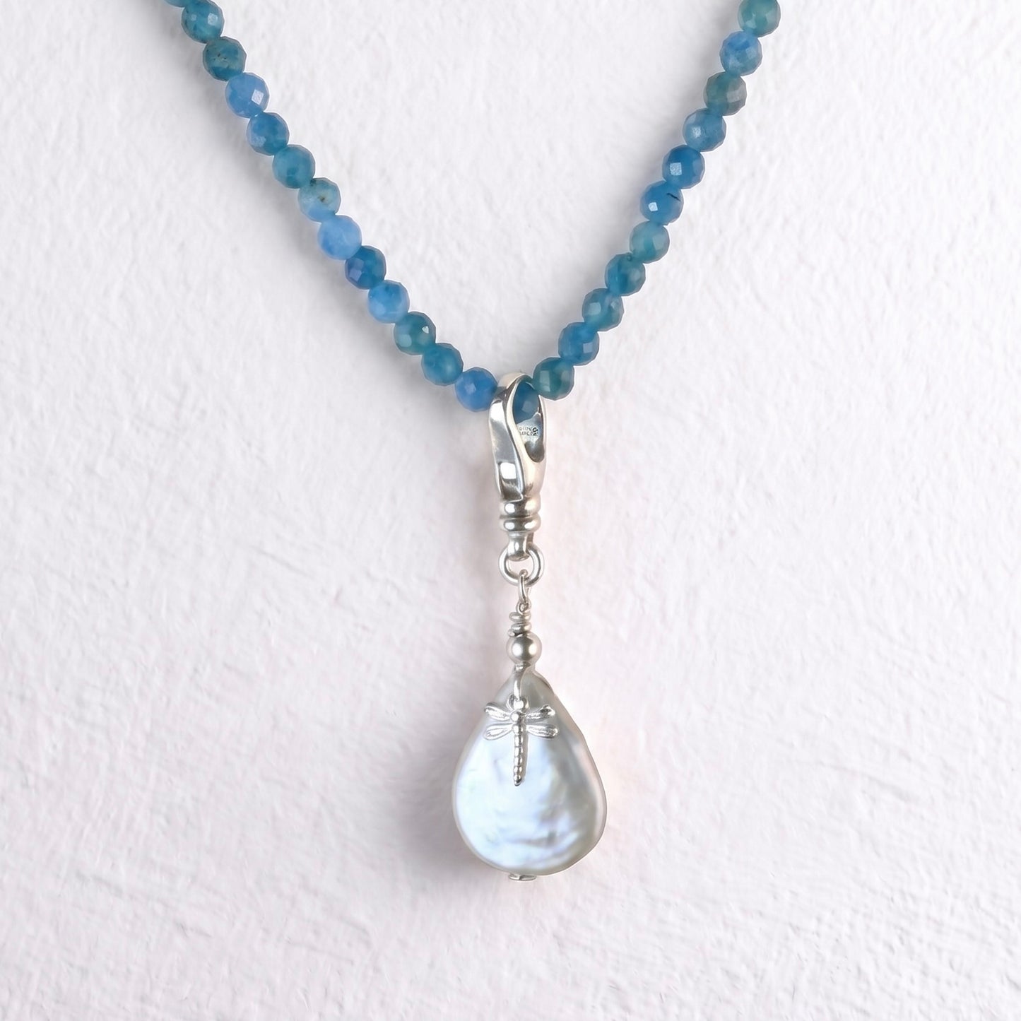 TEAR DROP - fresh water pearl clip on pendant