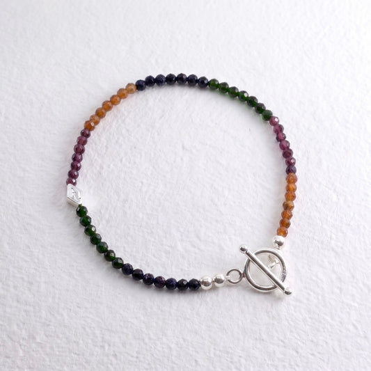 WINTER - multi colour semi precious bracelet