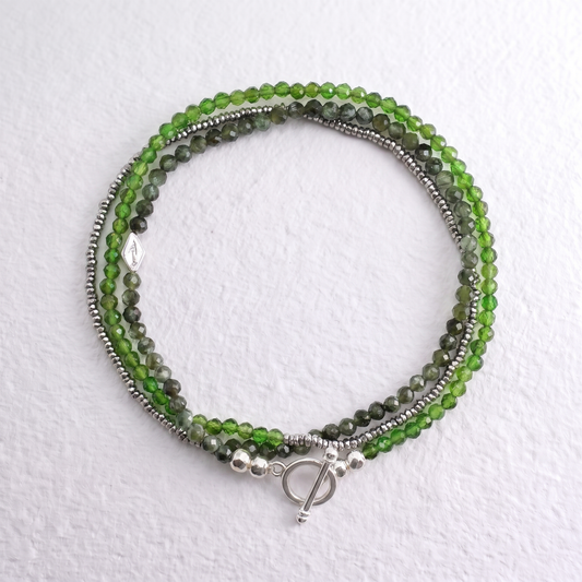 FOREST multi way semi precious beaded necklace/bracelet