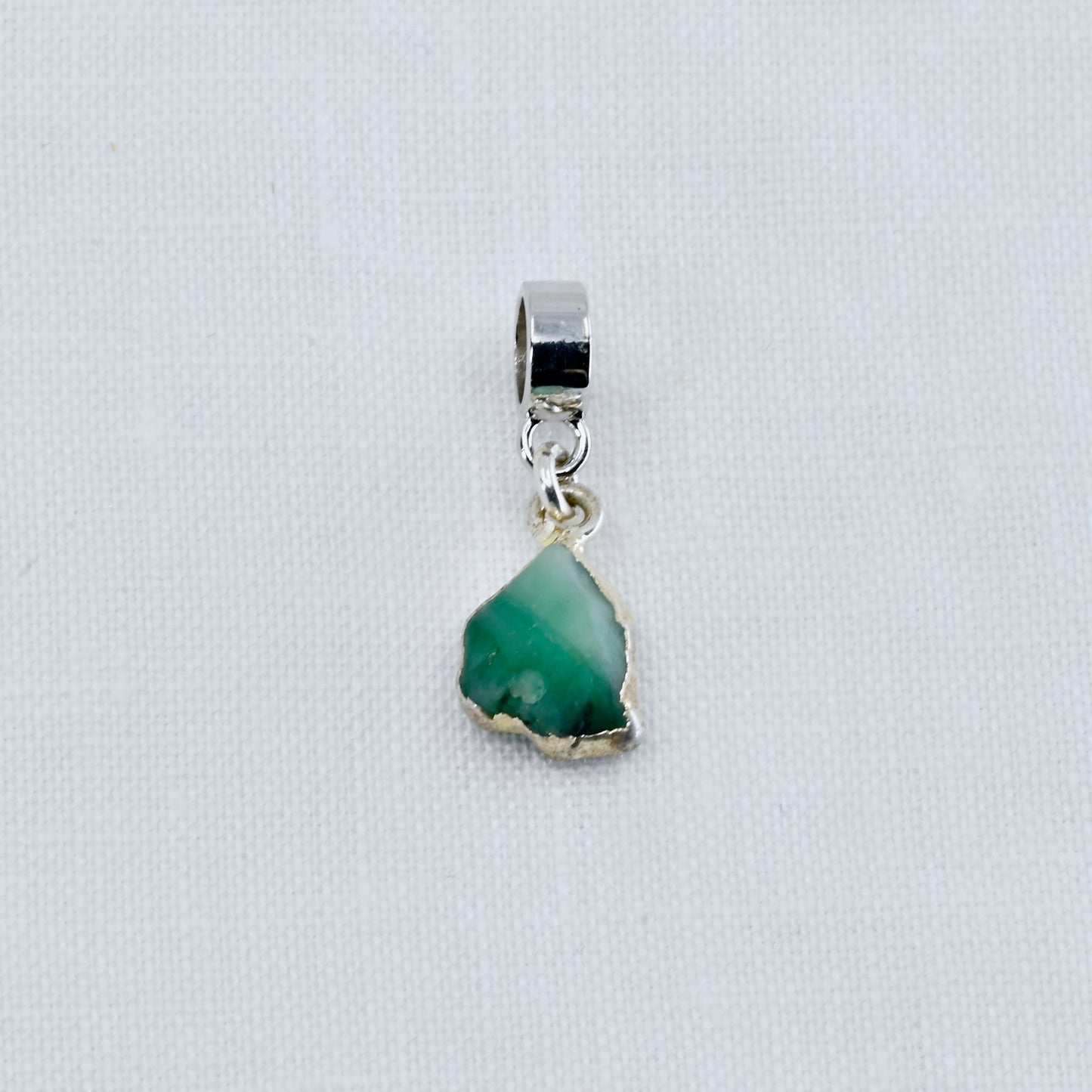 TINY EMERALD & SILVER