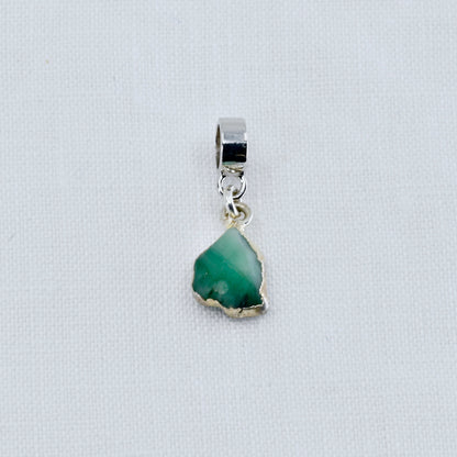TINY EMERALD & SILVER