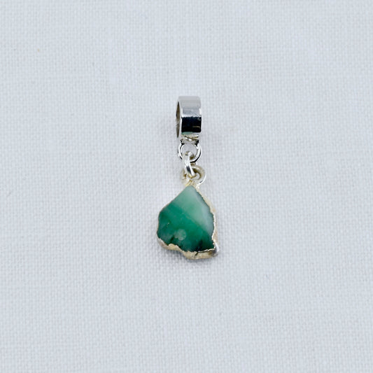 TINY EMERALD & SILVER
