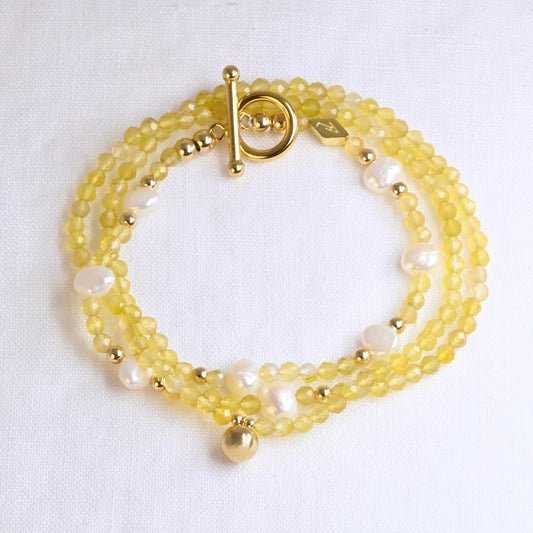 FLORIDA semi precious beaded multi way necklace
