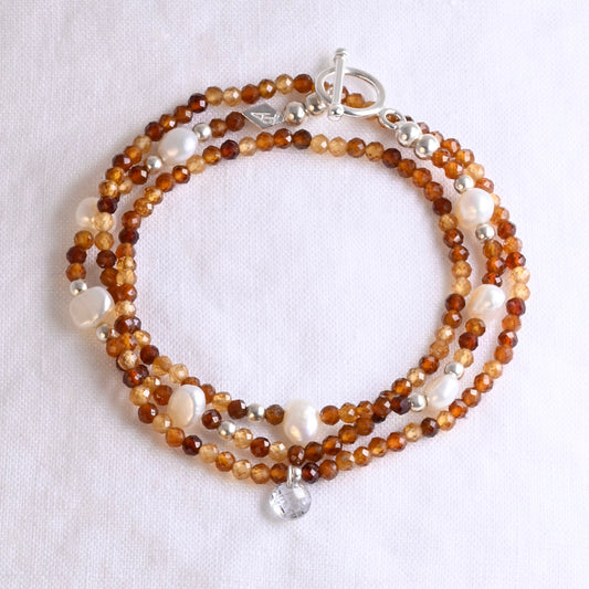 KENYAN semi precious beaded multi way necklace
