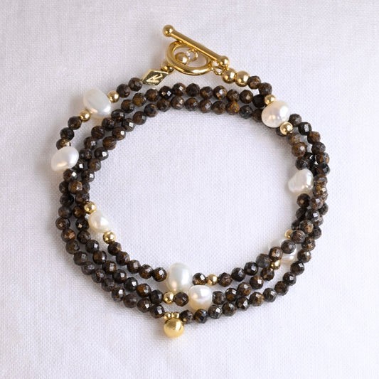 ROMANY semi precious beaded multi way necklace