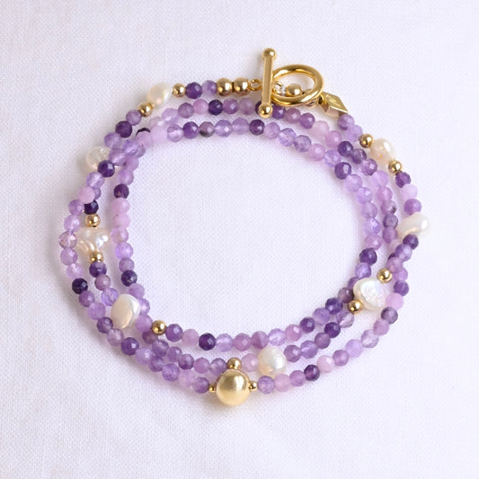 BRAZILIAN semi precious beaded multi way necklace