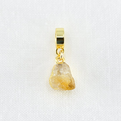 TINY CITRINE & GOLD