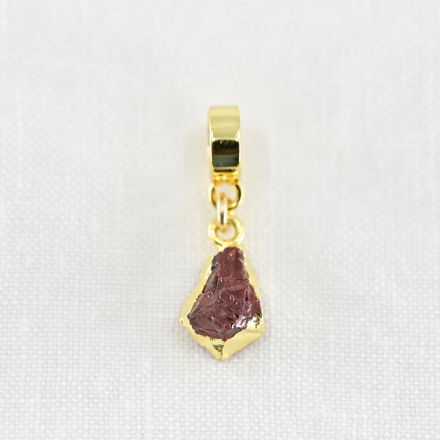 TINY GARNET & GOLD