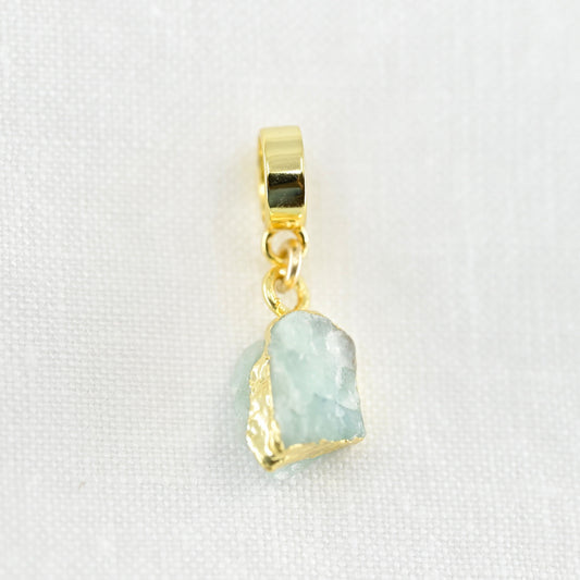 TINY AQUAMARINE & GOLD