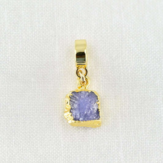 TINY TANZANITE & GOLD