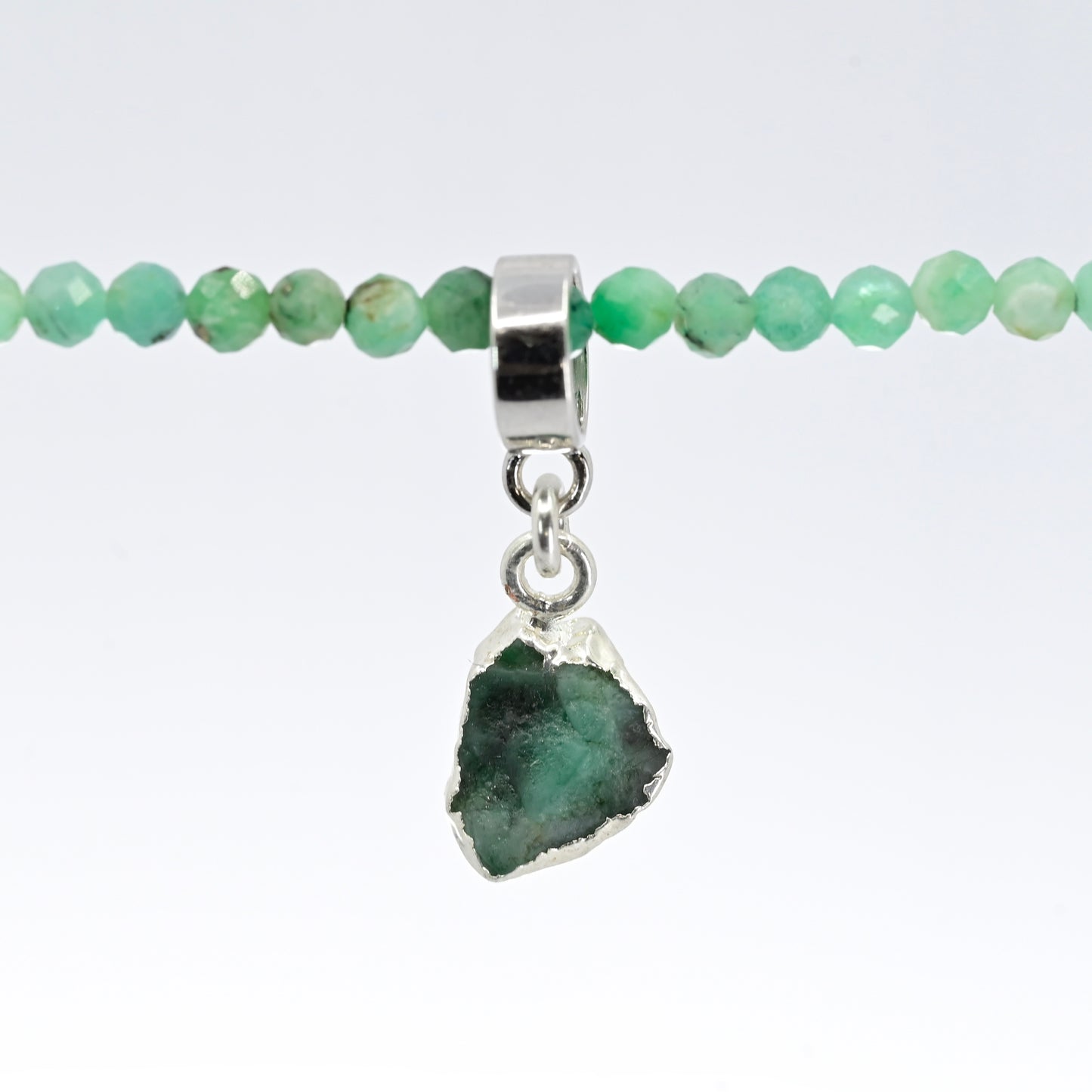 TINY EMERALD & SILVER
