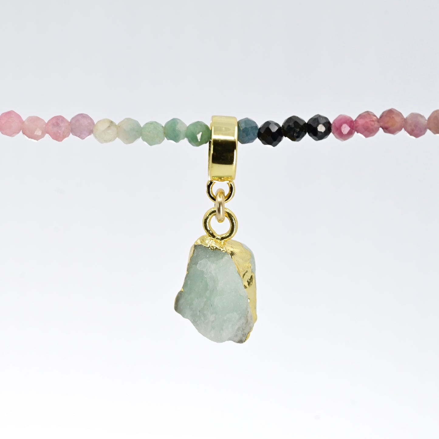 TINY AQUAMARINE & GOLD