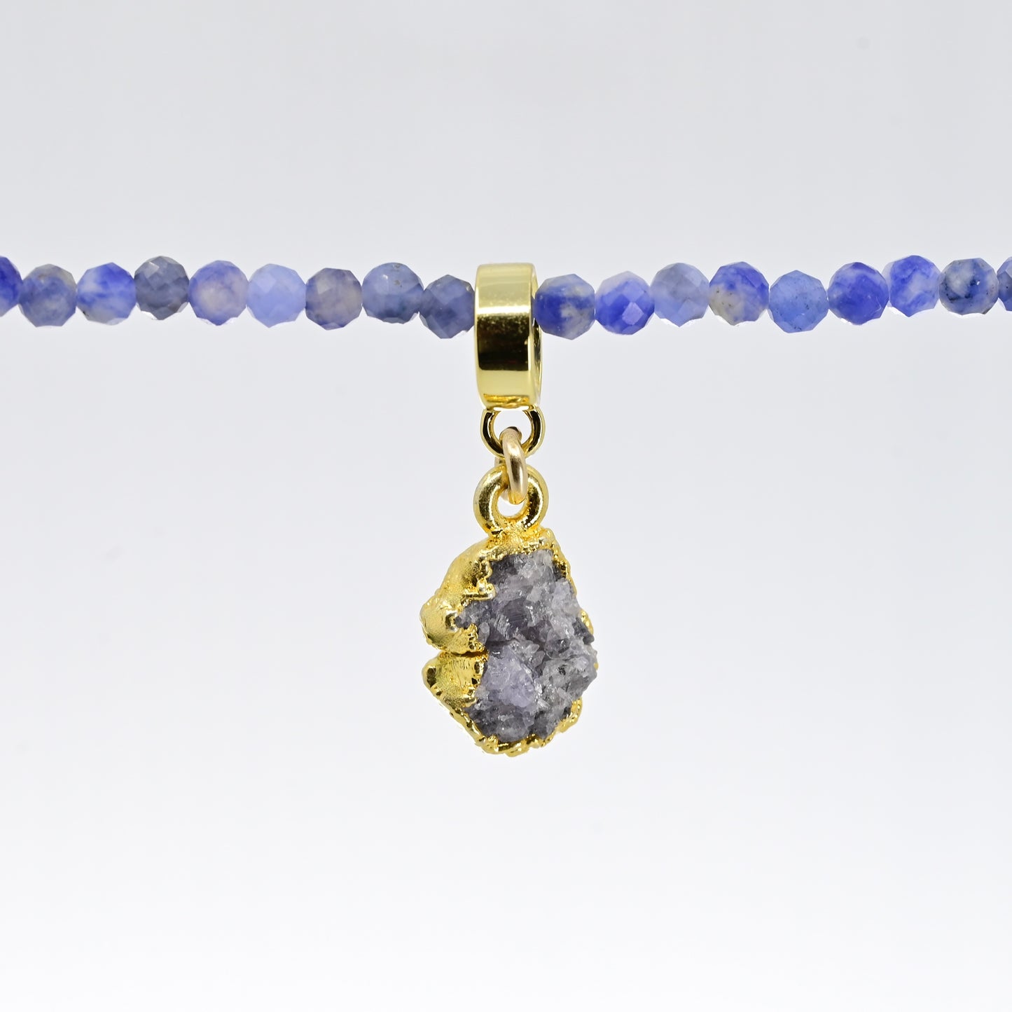 TINY TANZANITE & GOLD