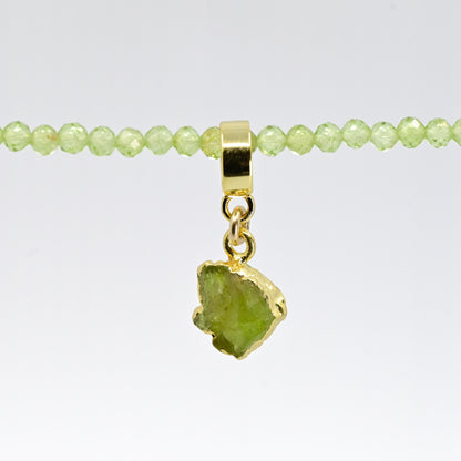 TINY PERIDOT & GOLD