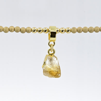 TINY CITRINE & GOLD