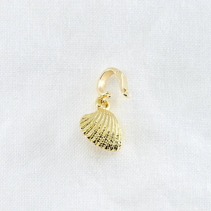 GOLD CLAM SHELL & PEARL