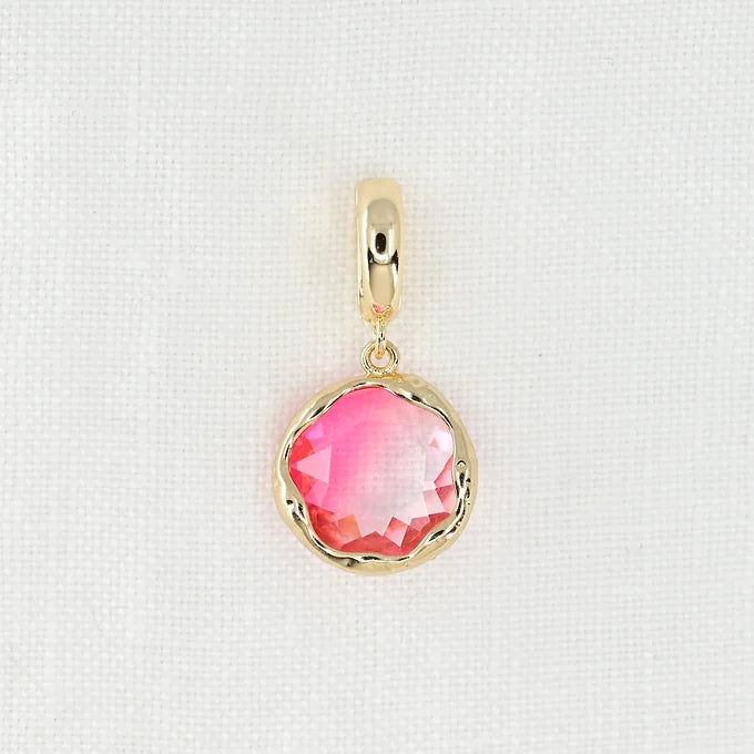 PINK/CLEAR CRYSTAL