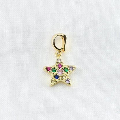 GOLD MULTI STONE STAR