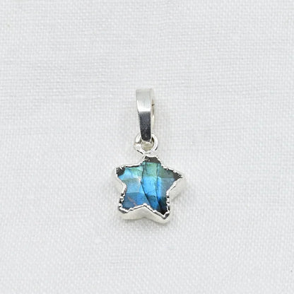 LABRADORITE STAR- CLIP ON