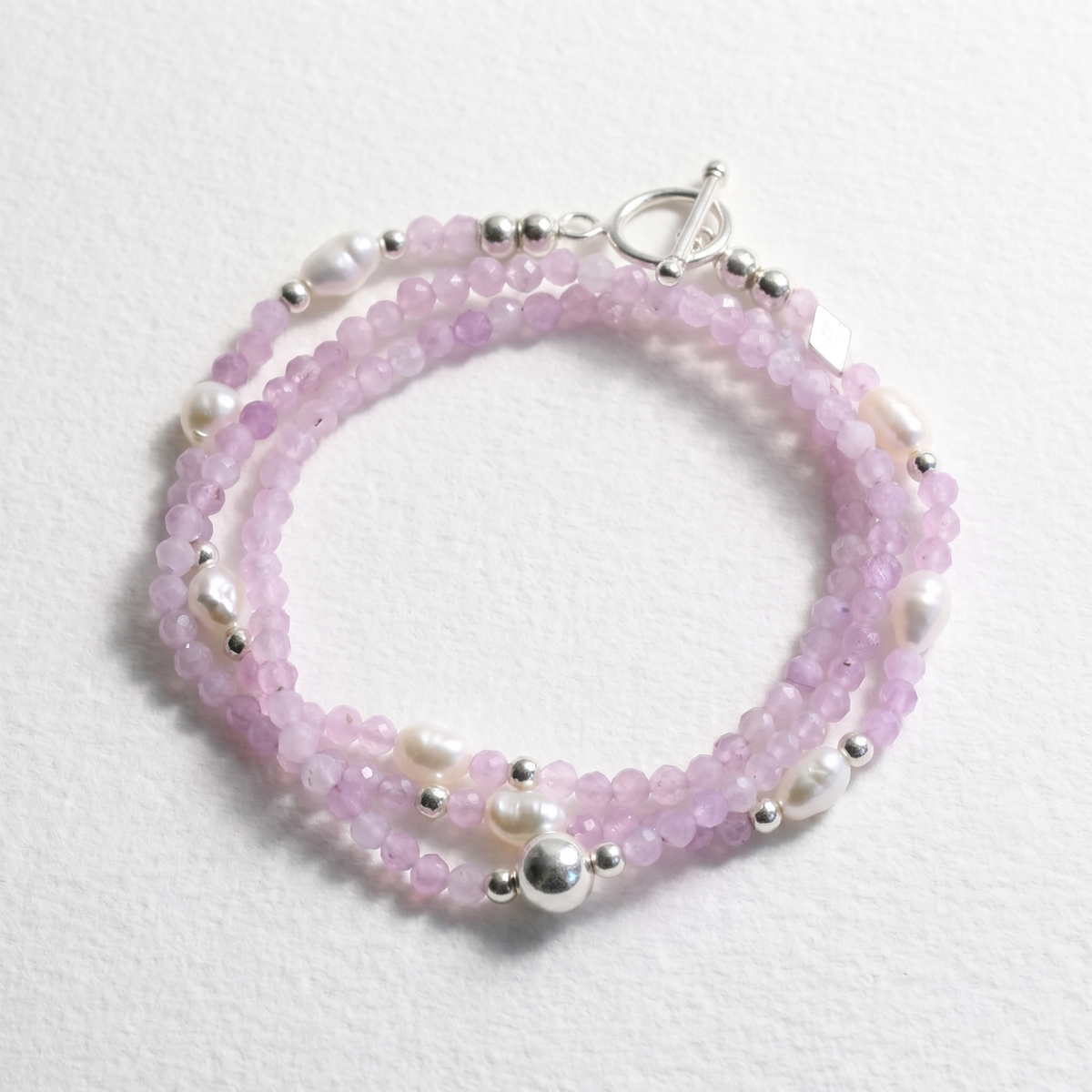 WISTERIA - kunzite multi way necklace