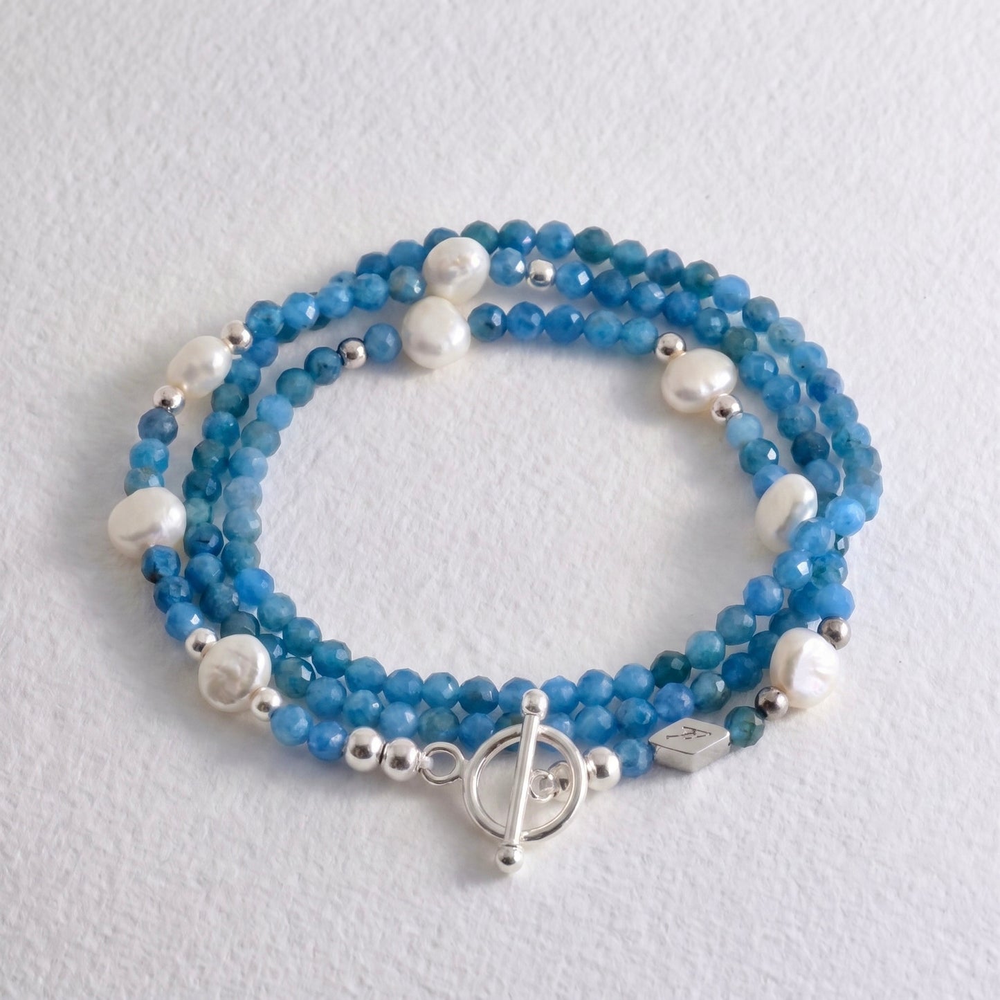 BALI - ocean apatite multi way necklace