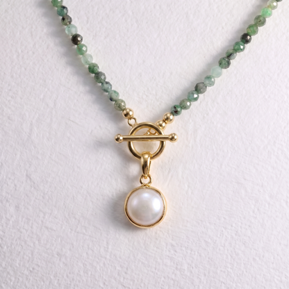 BALL PEARL clip on pendant