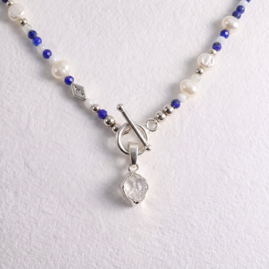 HERKIMER DIAMOND- clip on pendant