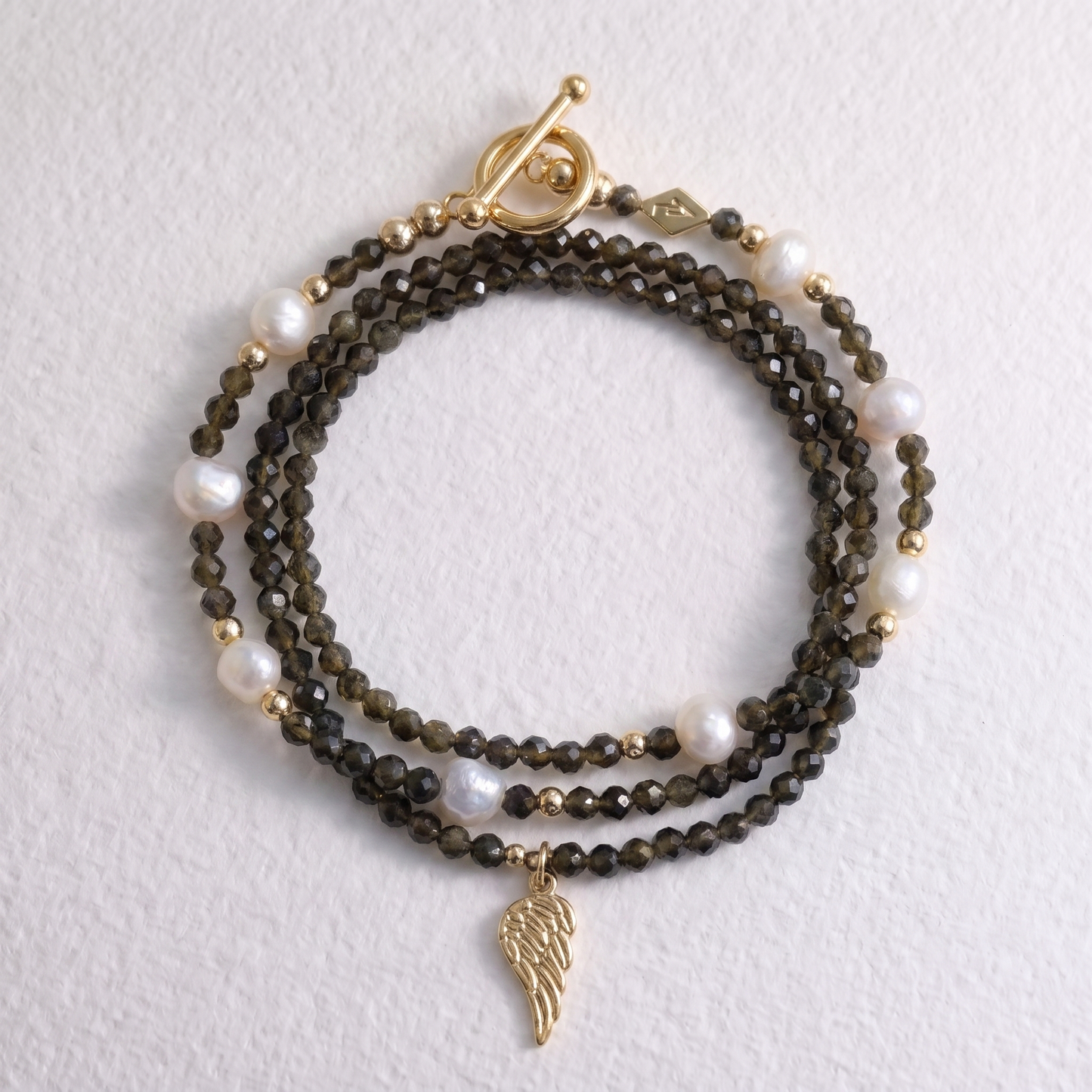 ANGEL - Bronzite multi way necklace