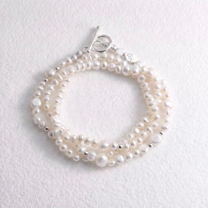 QUEENIE - freshwater pearl multi way necklace