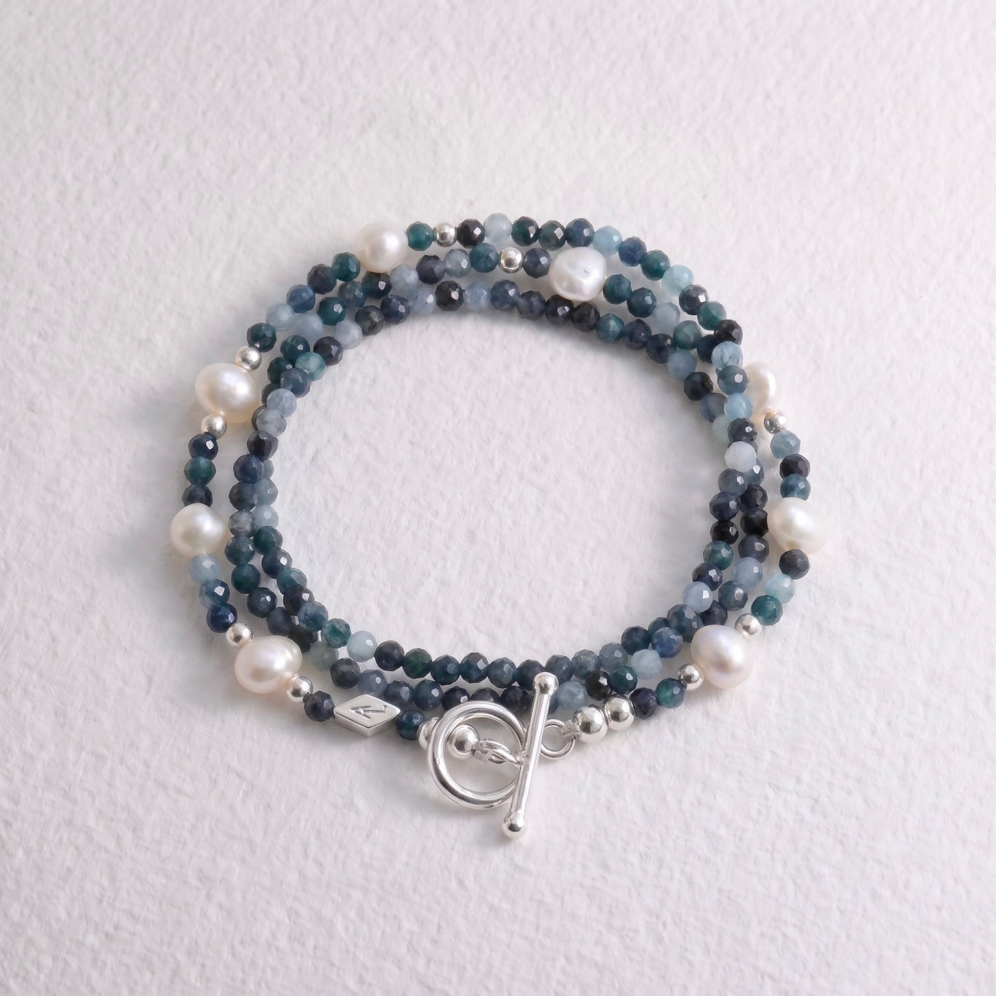 NEW YORK - blue tourmaline multi way necklace