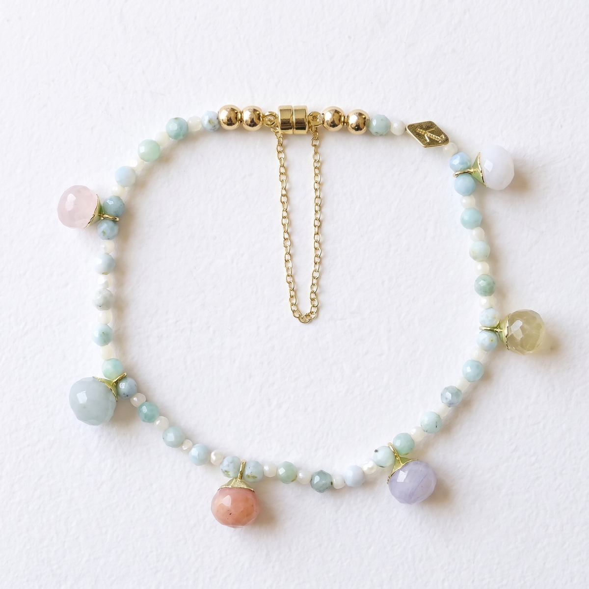 AQUA BOBBLE charm bracelet