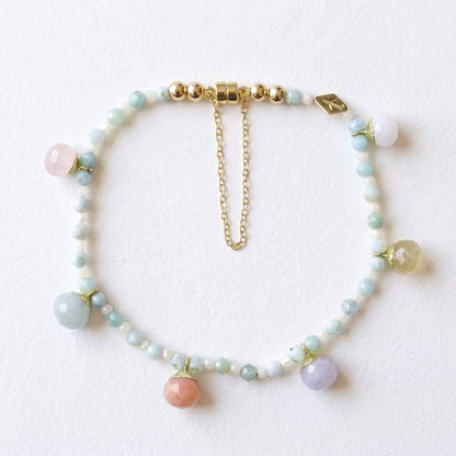 AQUA BOBBLE charm bracelet