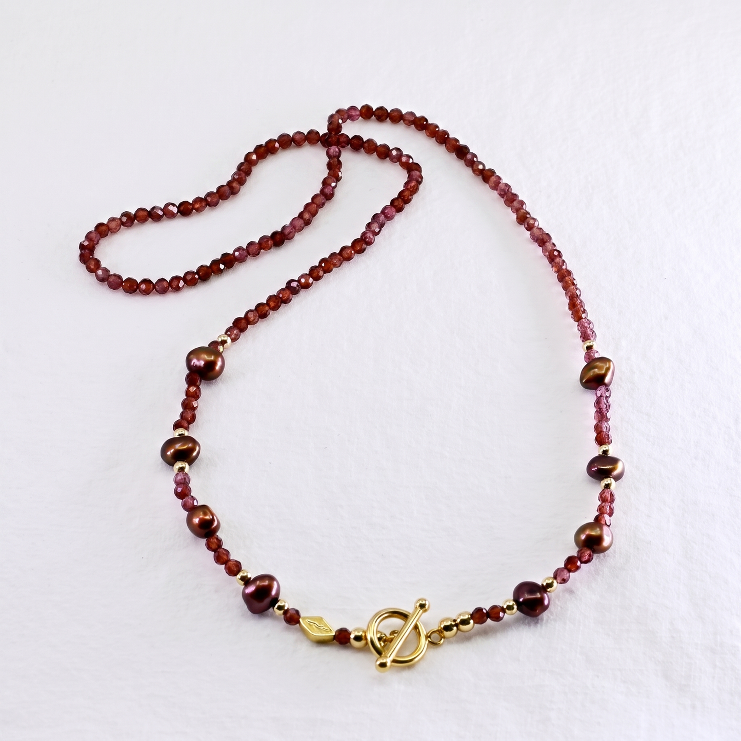 SPICE - Autumn Almanac - garnet multi way necklace