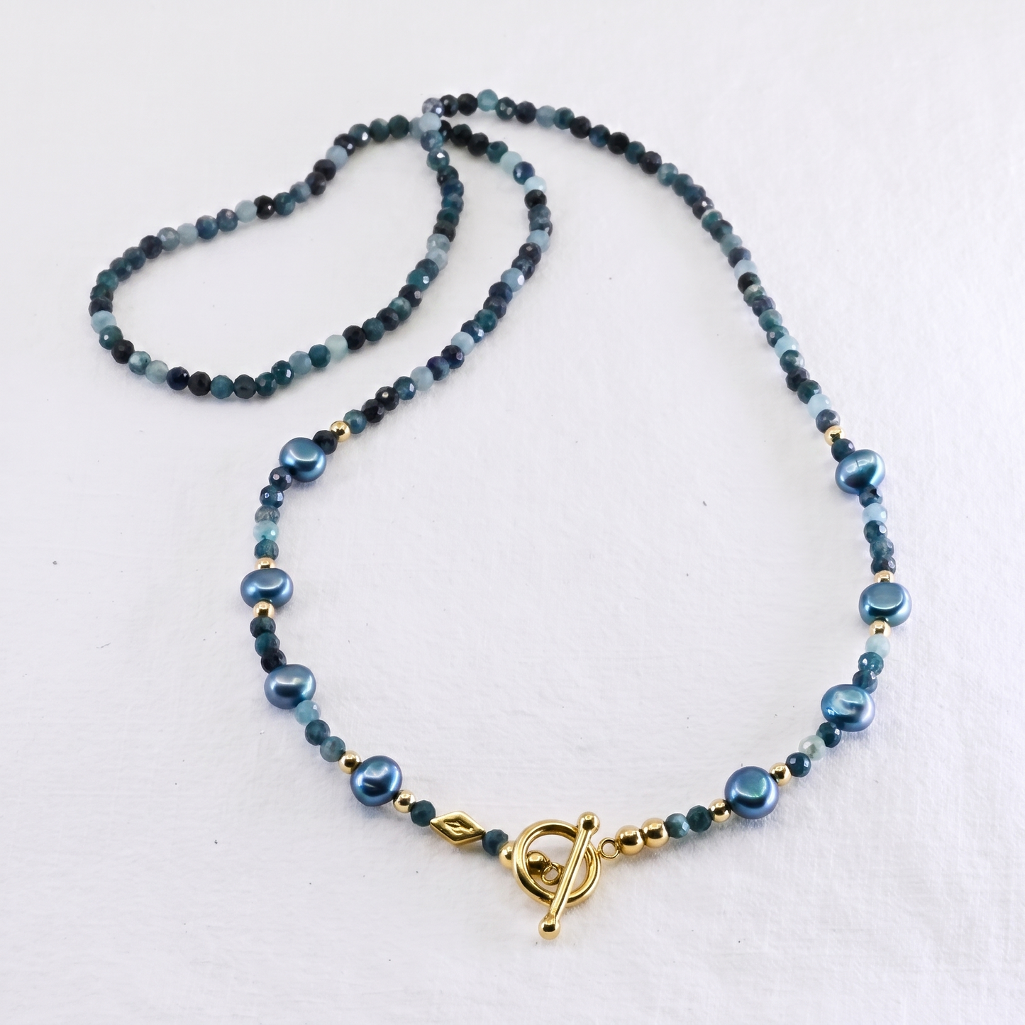 AEGEAN - Autumn Almanac - grandidierite multi way necklace
