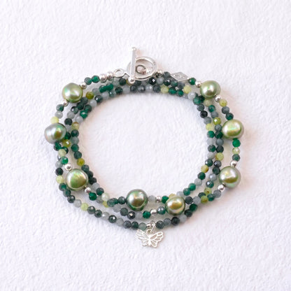 PARSLEY - Autumn Almanac - jadeite multi way necklace