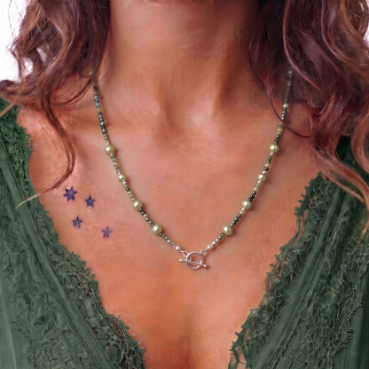 PARSLEY - Autumn Almanac - jadeite multi way necklace