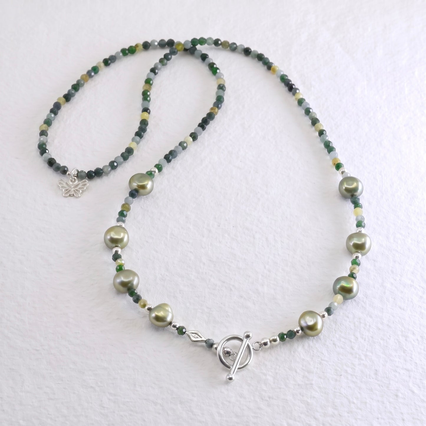PARSLEY - Autumn Almanac - jadeite multi way necklace