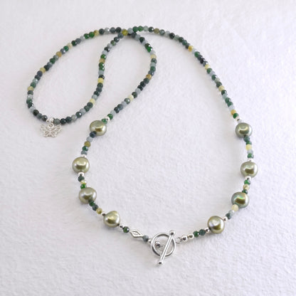 PARSLEY - Autumn Almanac - jadeite multi way necklace