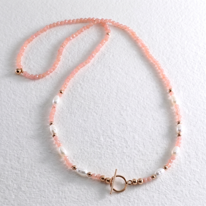 MONACO - rhodochrosite multi way necklace