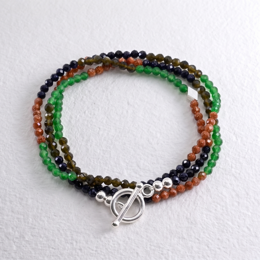 WINTER - multi colour multi way necklace/bracelet