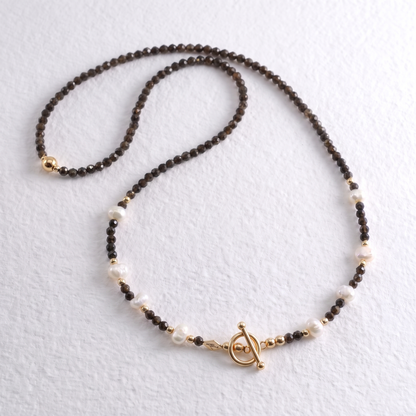 ROMANY - bronzite multi way necklace