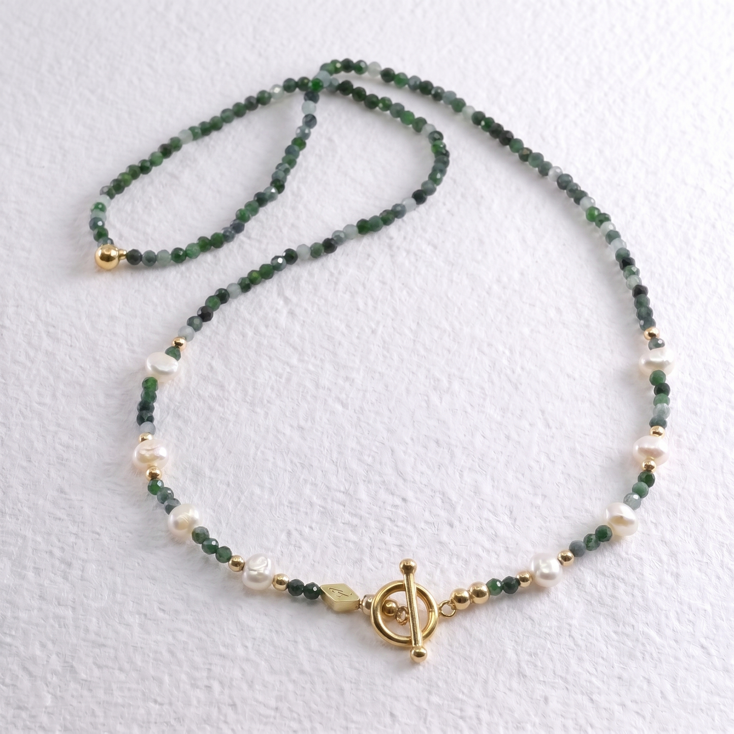 GAELIC - jadeite multi way necklace