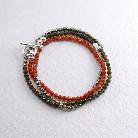 AUTUMN  - multi way necklace/bracelet