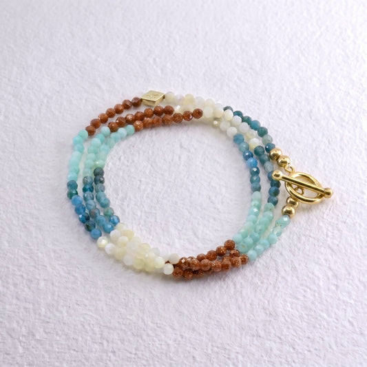 SUMMER - multi colour multi way necklace/bracelet