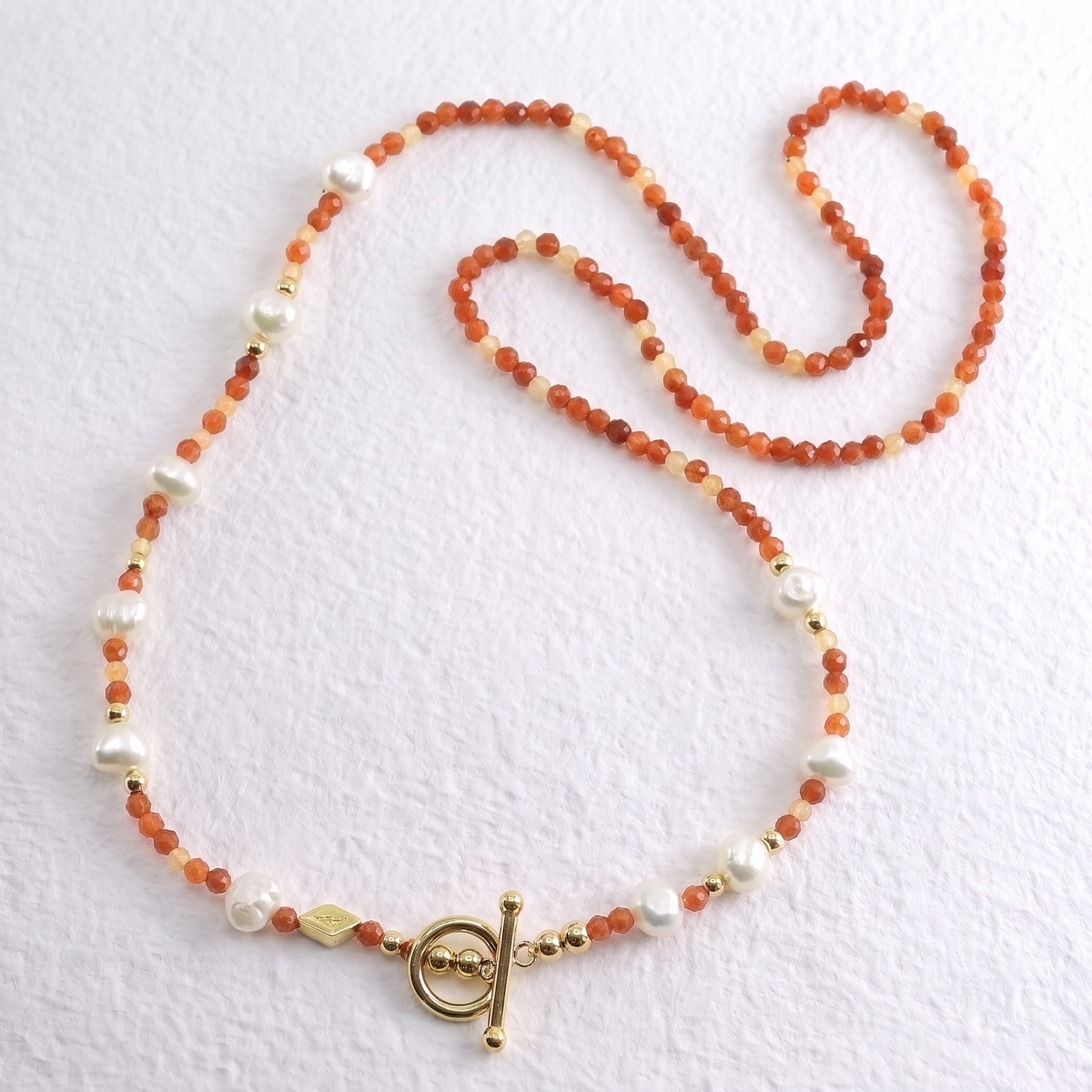 DUTCHY - carnelian multi way necklace