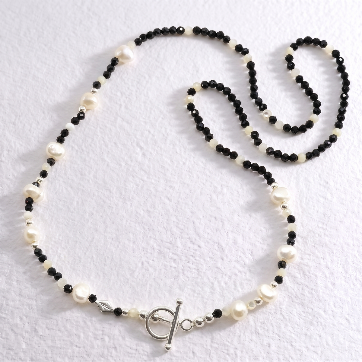 TUXEDO - black spinel multi way necklace