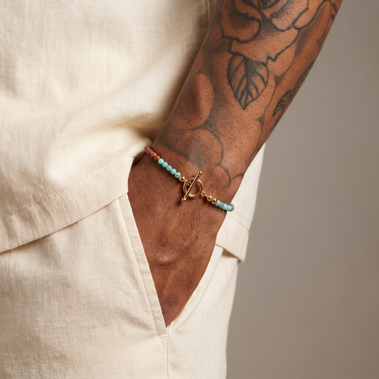 SUMMER - multi colour semi precious bracelet