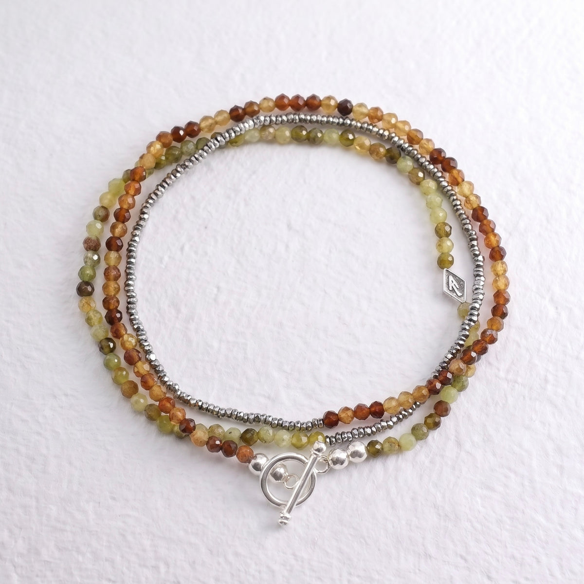 EARTH multi way semi precious beaded necklace/bracelet