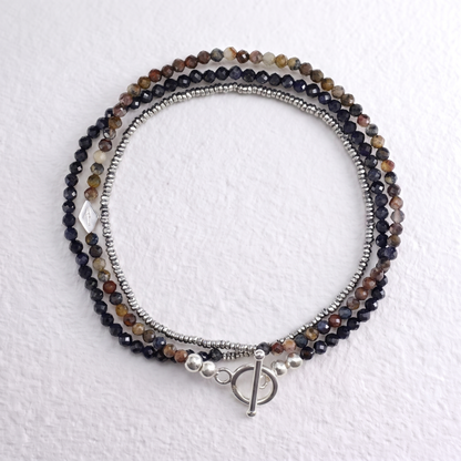 ROCK - multi way semi precious necklace/bracelet