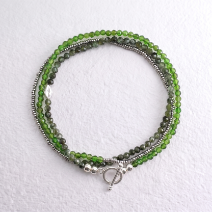 FOREST multi way semi precious beaded necklace/bracelet